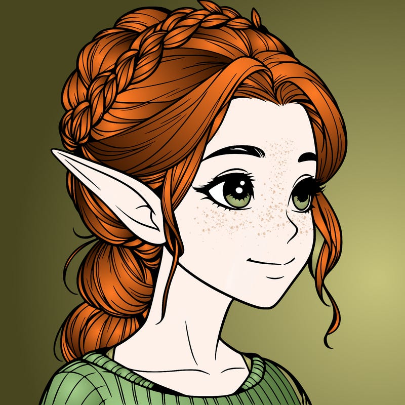 realistic girl elf