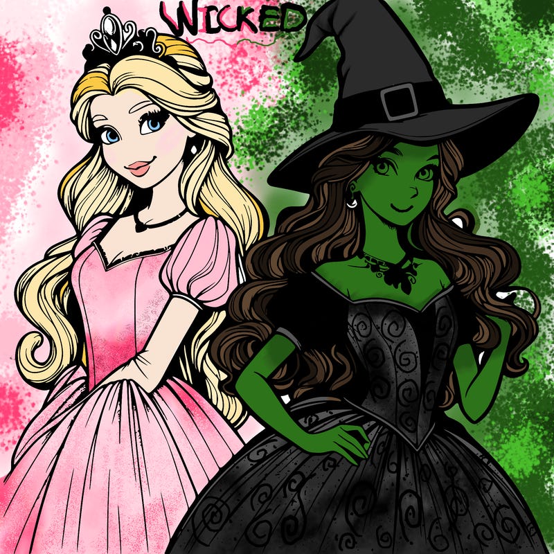 a realistic princess and a witch