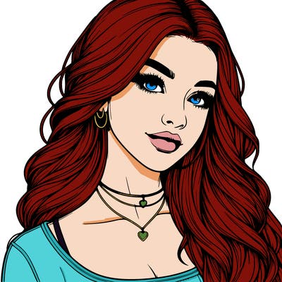 detailed realistic girl