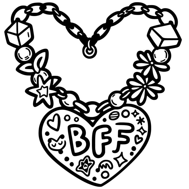 bff necklace.