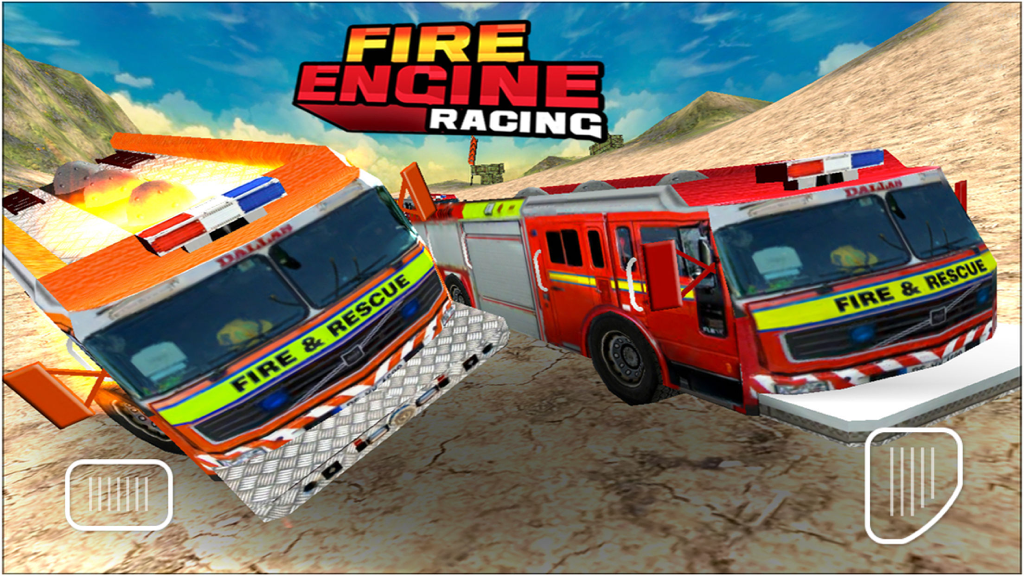 Fire Engine Racing Simulator | Crazy Stunts & Off-Road Racing