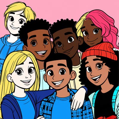 a mixed friend group