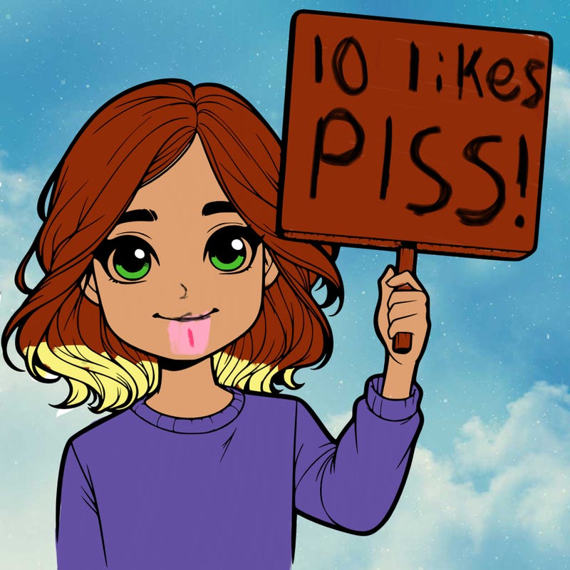 realistic girl holding up a sign