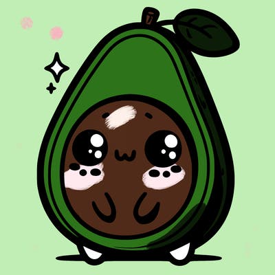 cute avocado