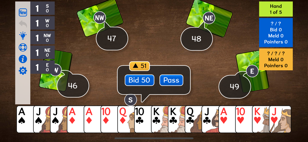 5-Handed Pinochle+ - Games App | MWM