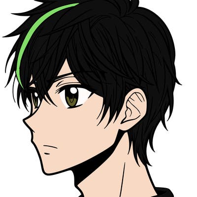 male manga character