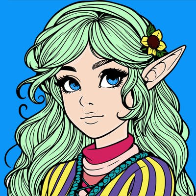 realistic elf girl