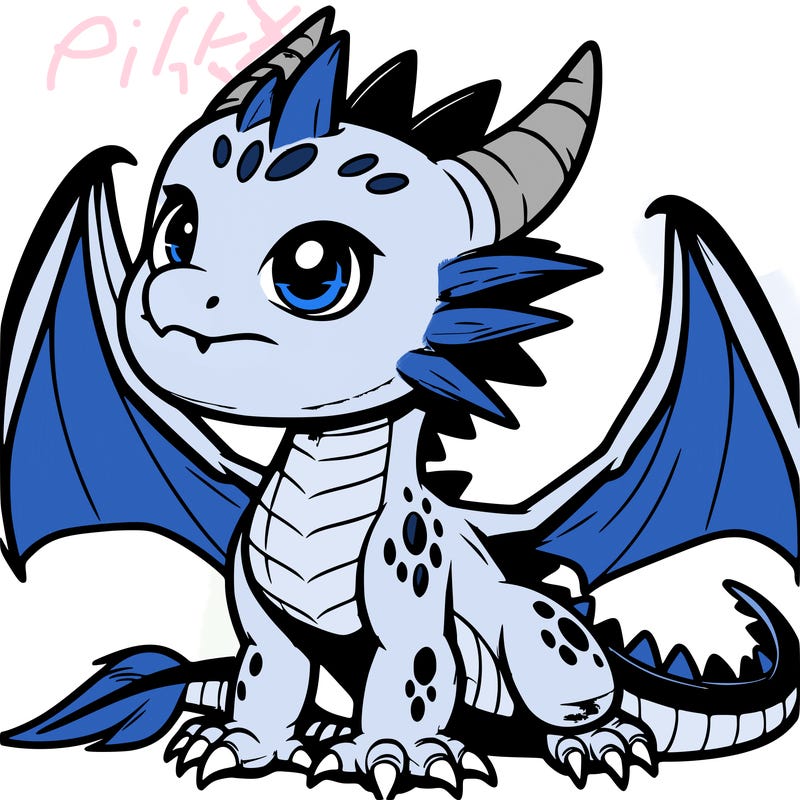 fierce baby night dragon