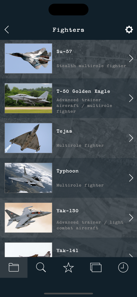 List of modern fighter jets in the Modern Military Aircraft app