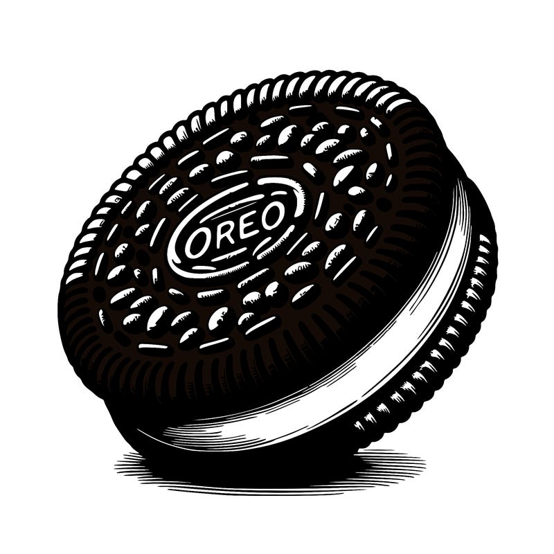 realistic oreo