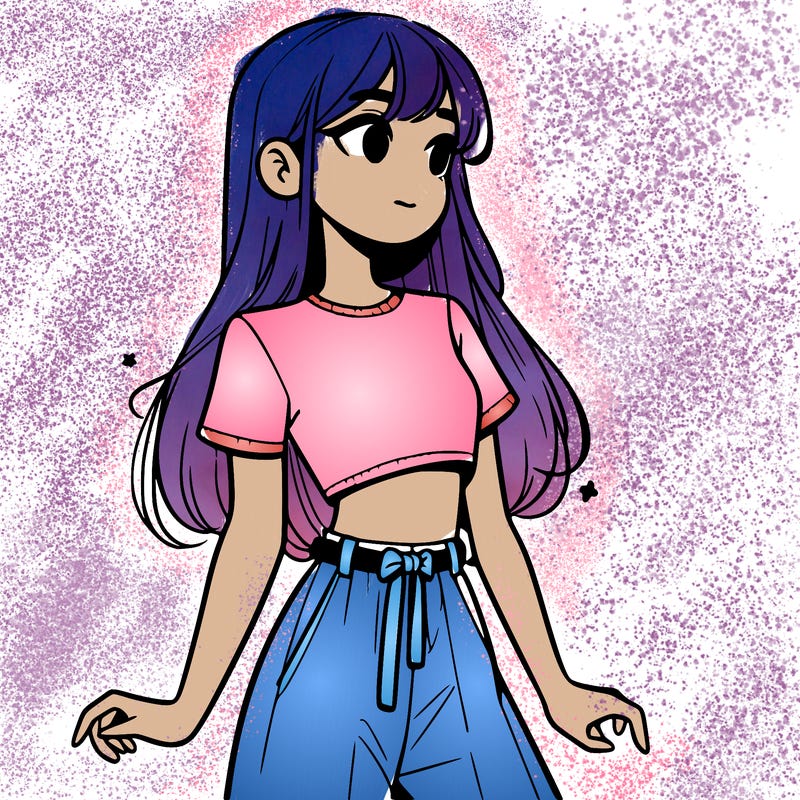 girl in a cute crop top