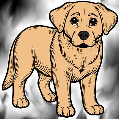 realistic dog