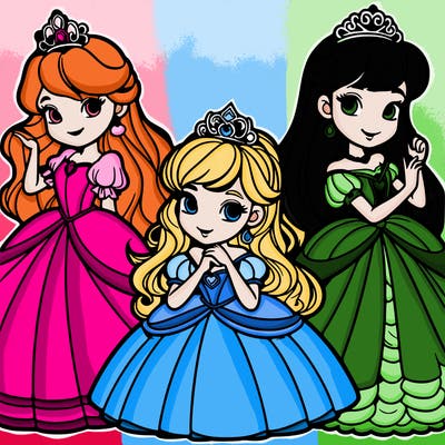 3 princesses