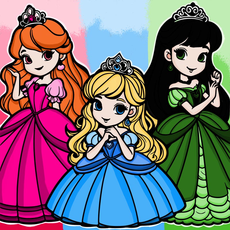 3 princesses
