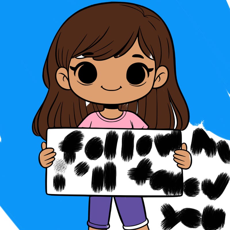 girl holding lank sigh