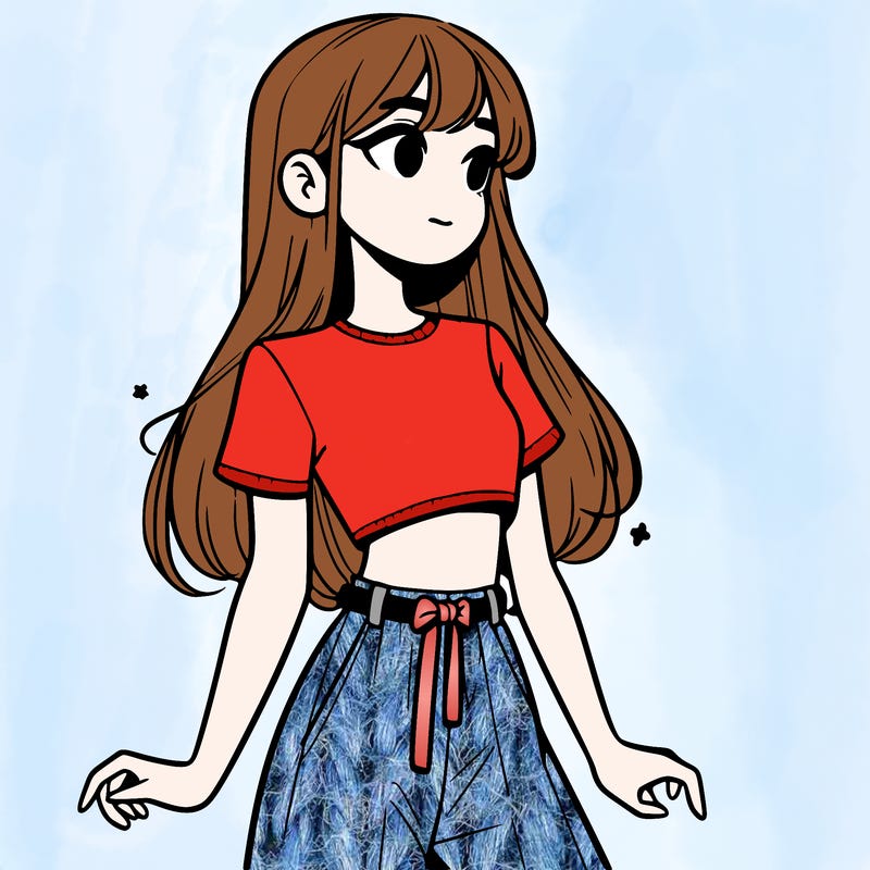 girl in a cute crop top