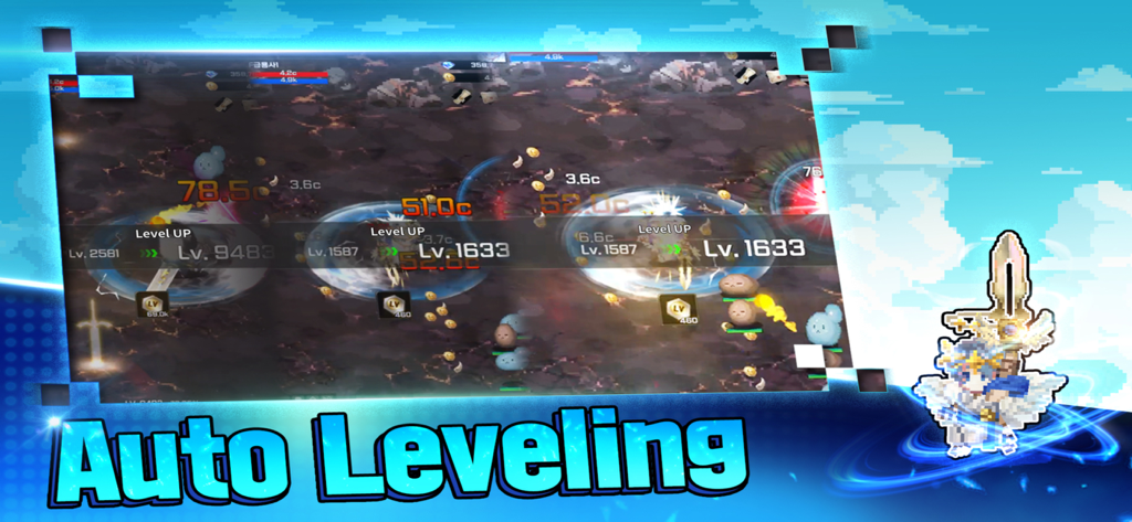 F Class Adventurer: AFK RPG - Fクラス冒険者AFK RPGでのキャラクターの急速な成長を示す自動レベルアップゲームプレイ