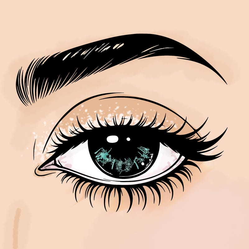 eye closed realistic