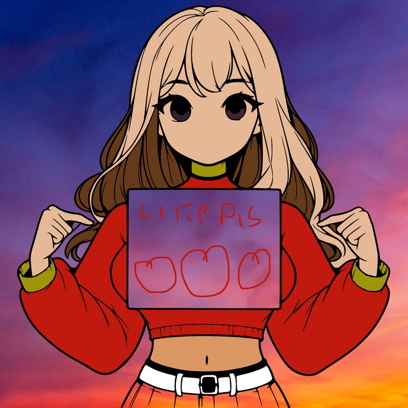 girl holding a blank sign in a long sleeve crop top