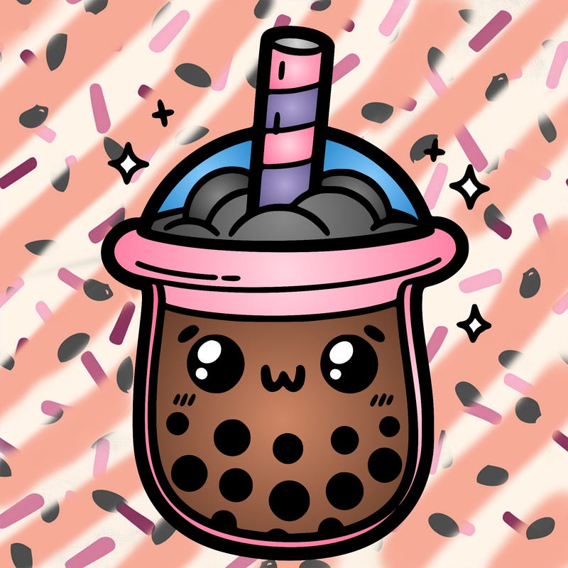 cute boba tea