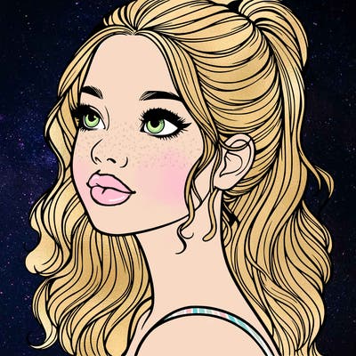 beautiful realistic girl