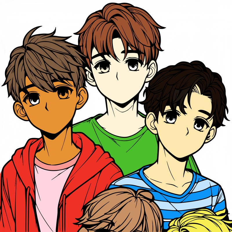 boys realistic drawing