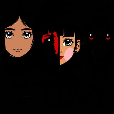 realistic girls split