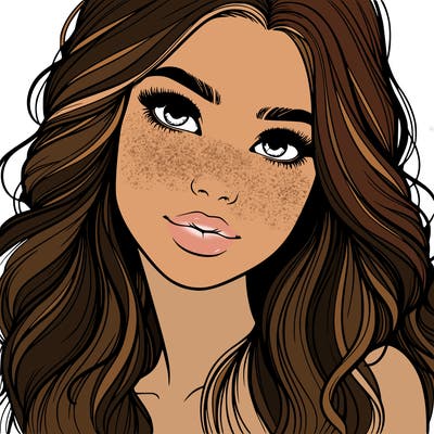 beautiful realistic girl