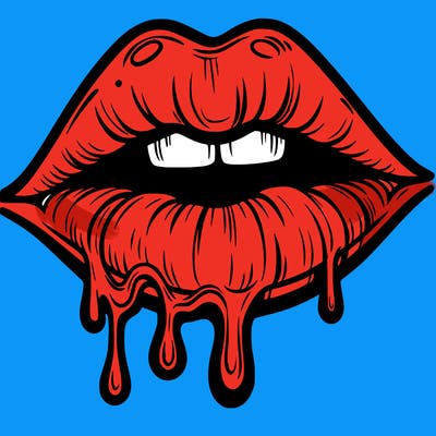 lips that look realistic and drip