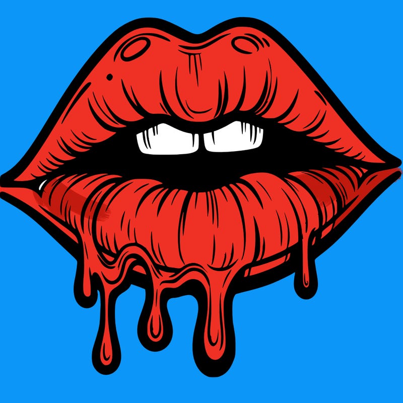 lips that look realistic and drip