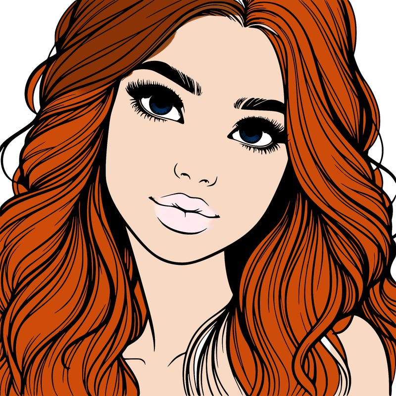 beautiful realistic girl