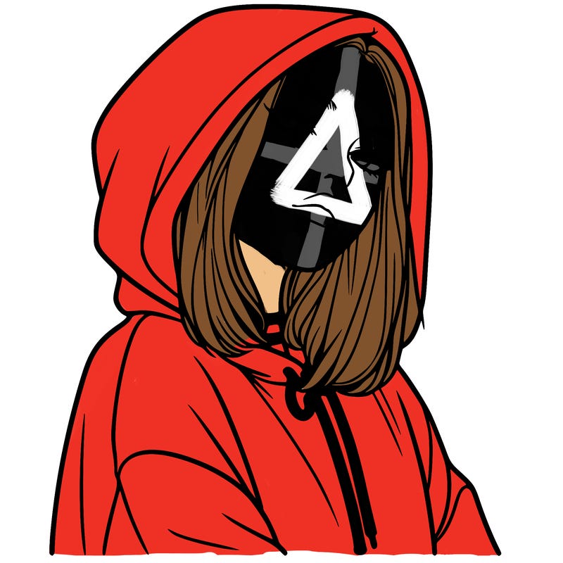 a realistic girl in a hoodie