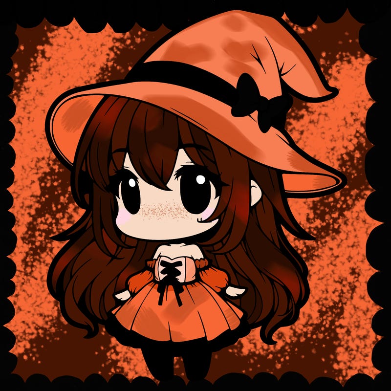 chibi witch girl