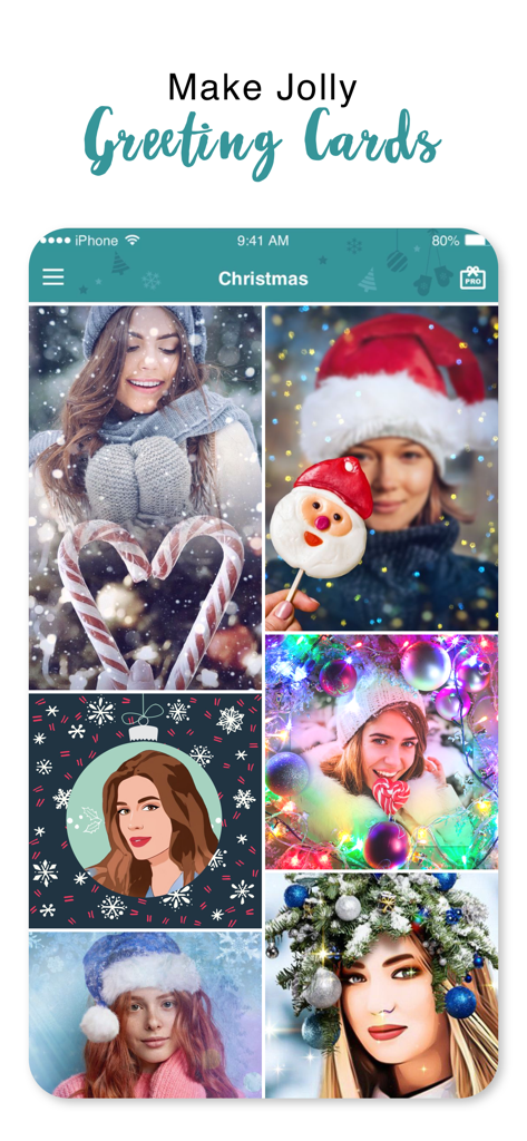 Christmas Photo Frames ゜ - A collection of festive Christmas photo frames and holiday greeting card effects.