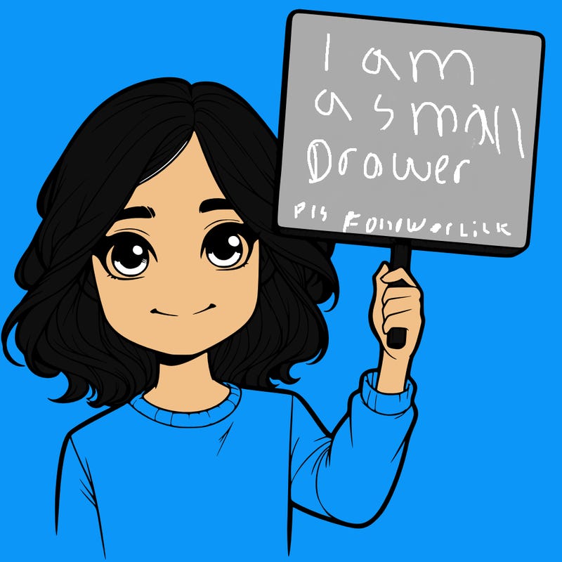 realistic girl holding up a sign