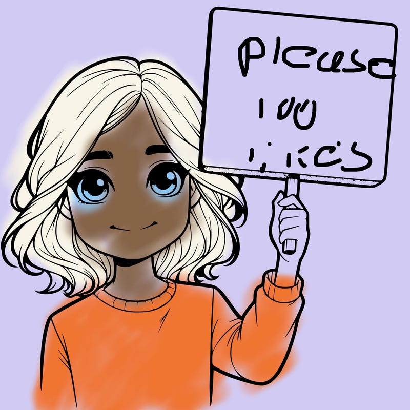 realistic girl holding up a sign