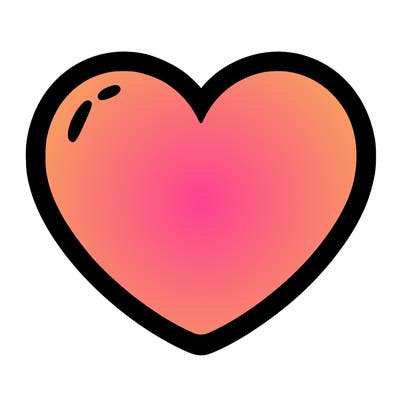 a blank heart