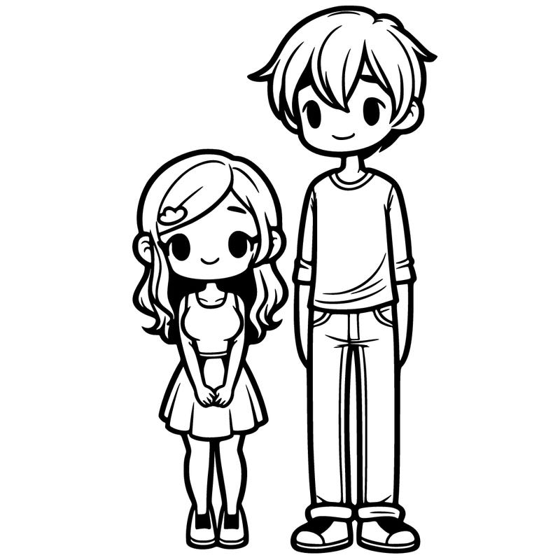short boy with his tall girlfriend