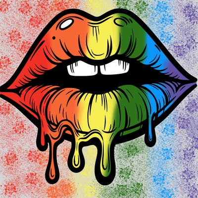 lips that look realistic and drip