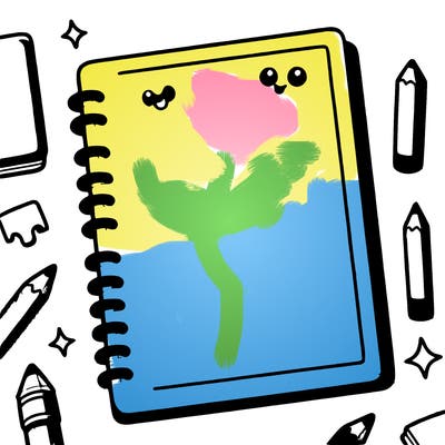 blank notebook lines