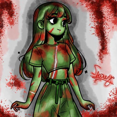 girl in a cute crop top