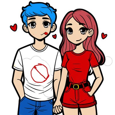 boyfriend and girlfriend