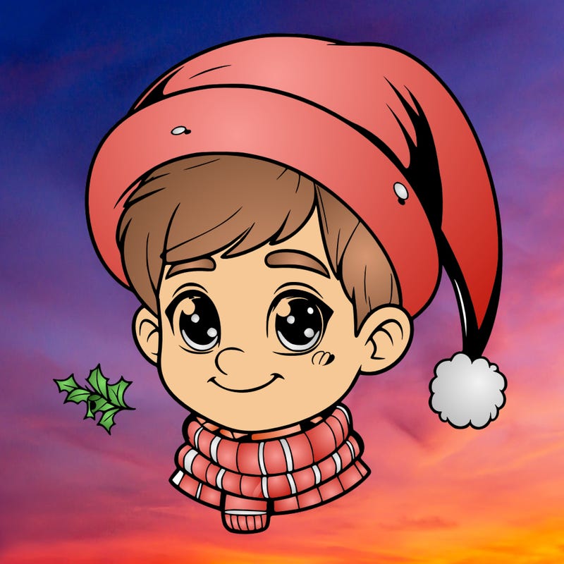 realistic christmas boy