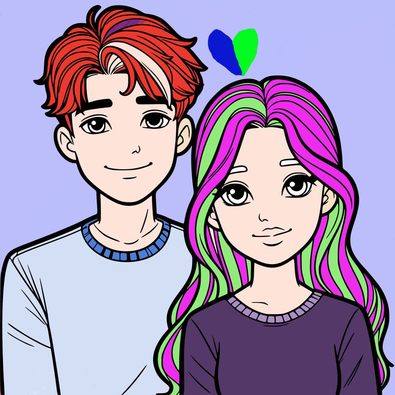teen age boy and girl