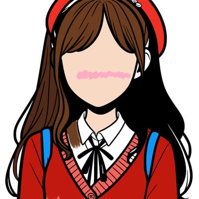 faceless preppy girl