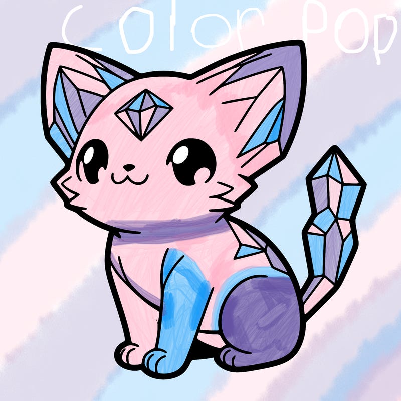 crystal kitten