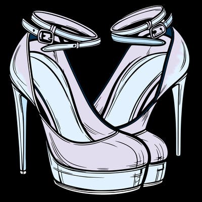 high heels