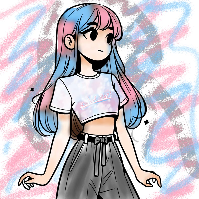 girl in a cute crop top
