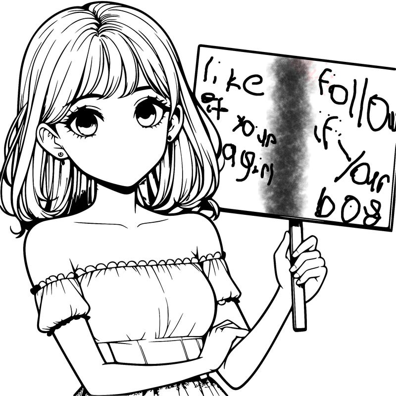 realistic pretty girl holding blank sign