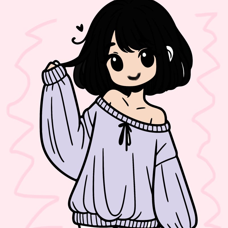 girl in baggy sweater hanging off her shoulder